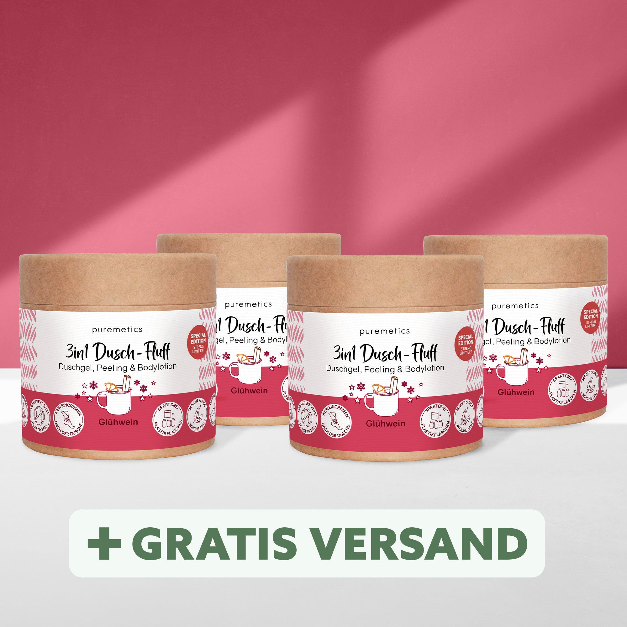 3in1 Dusch-Fluff 'Winterbeerenpunsch'