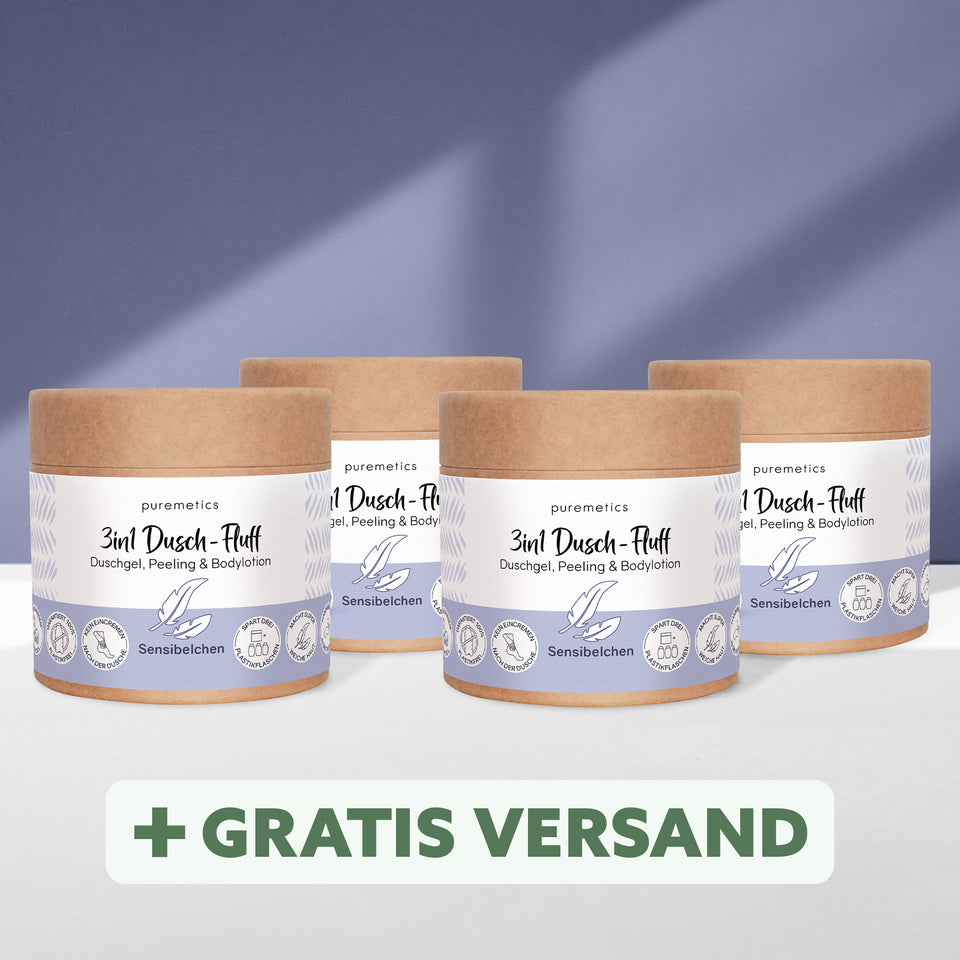 3in1 shower fluff 'sensitive'