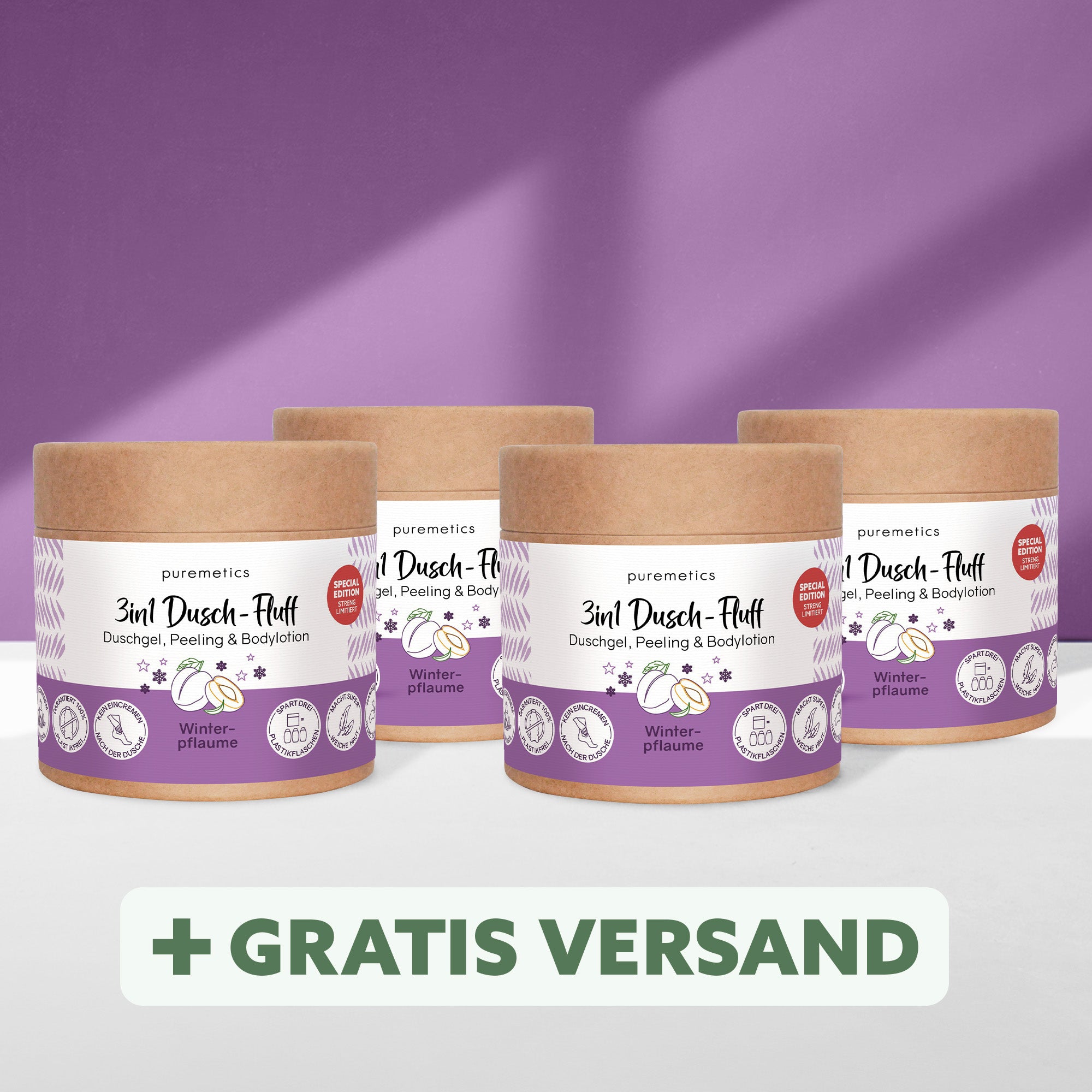 3in1 Dusch-Fluff 'Winterpflaume'