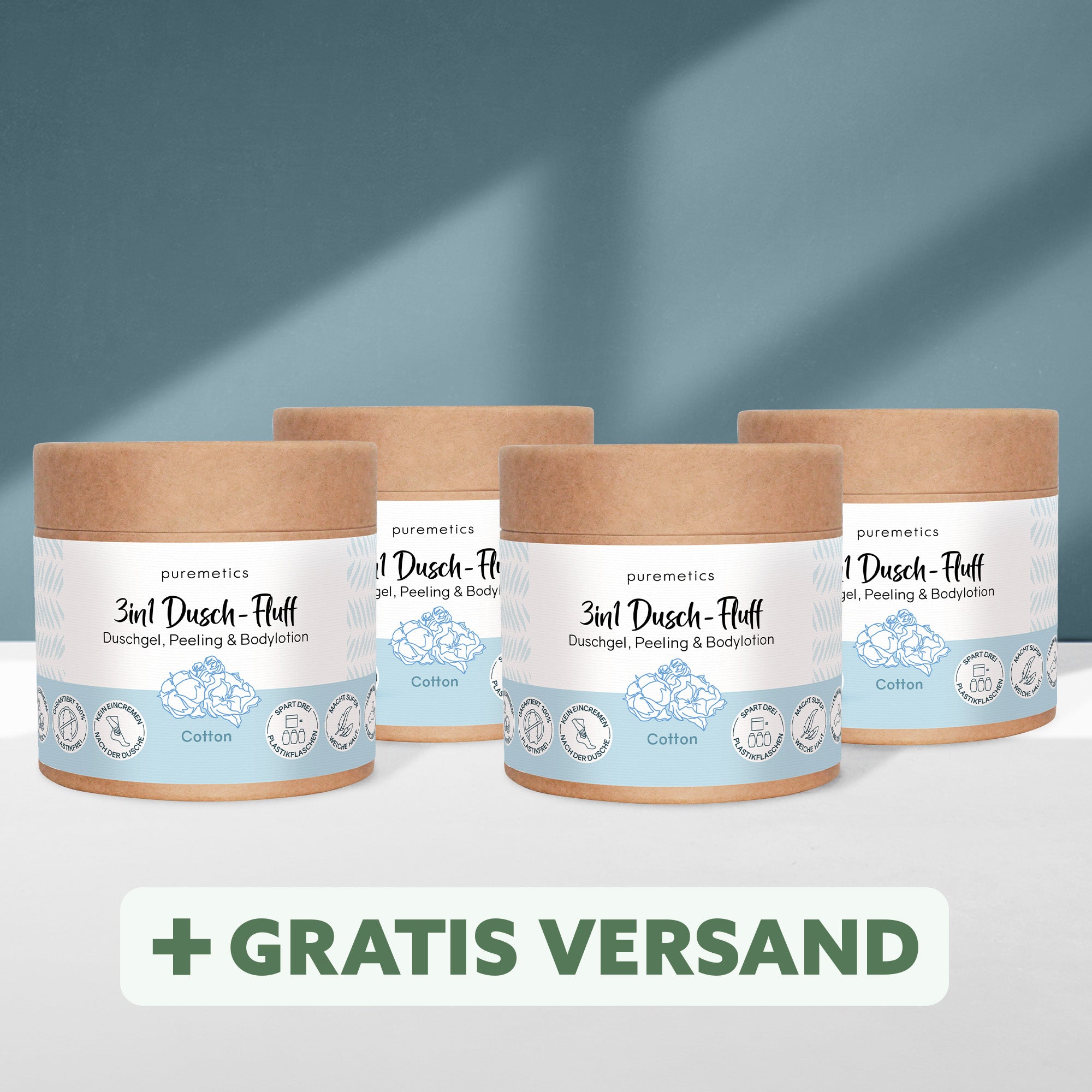 Doudou de douche 3en1 'Coton'