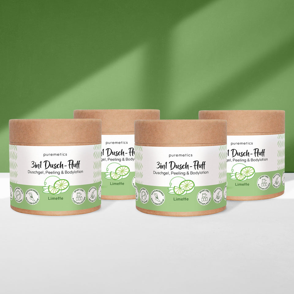3in1 Dusch-Fluff 'Limette'