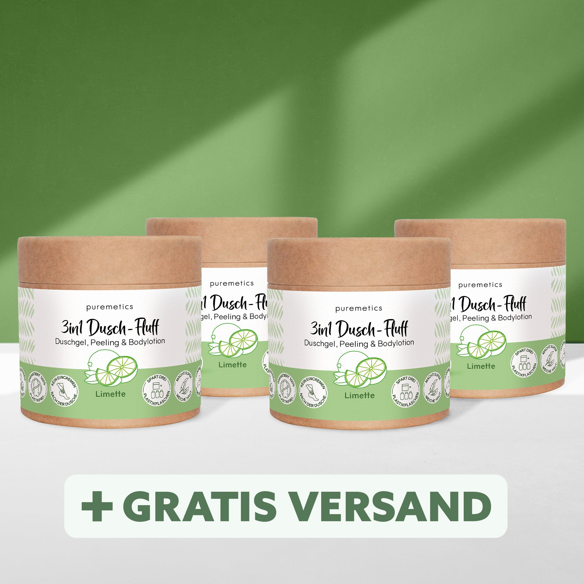 3in1 Dusch-Fluff 'Limette'