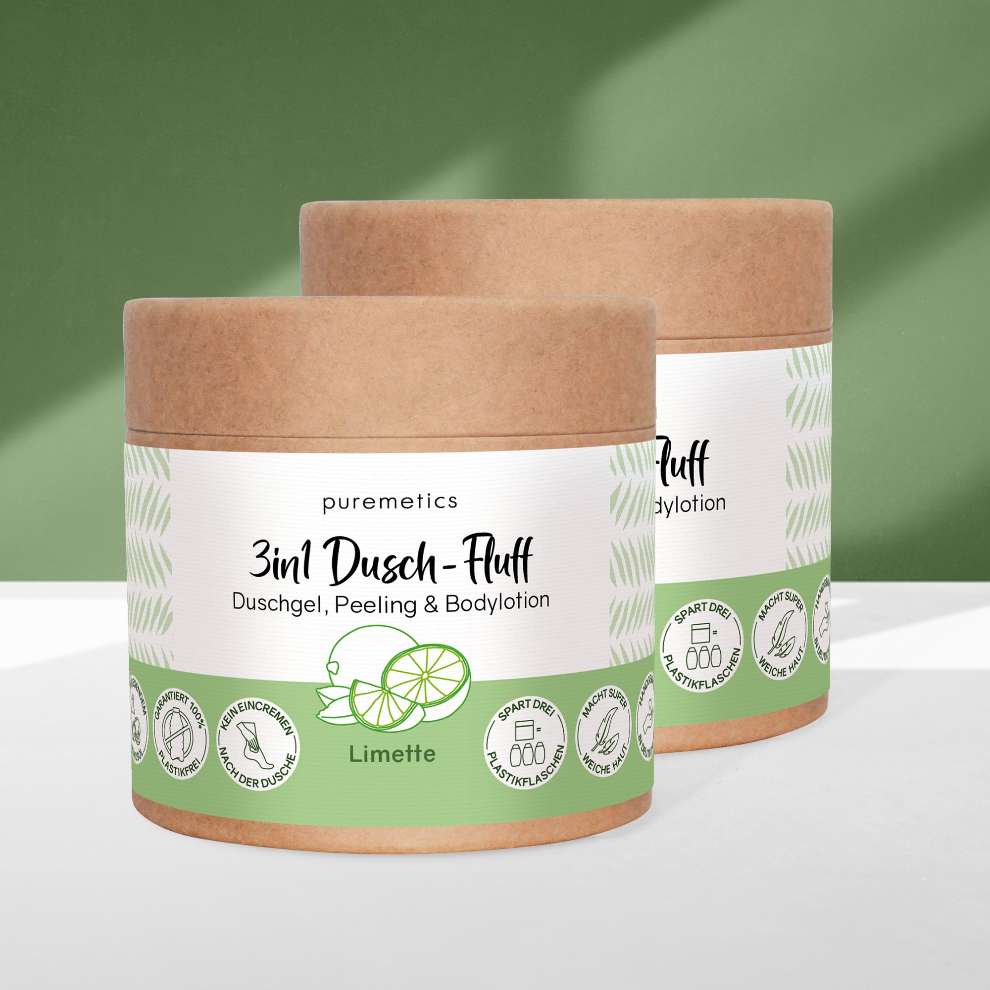 3in1 Dusch-Fluff 'Limette'