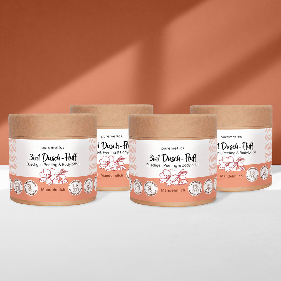 3in1 Dusch-Fluff 'Mandelmilch'