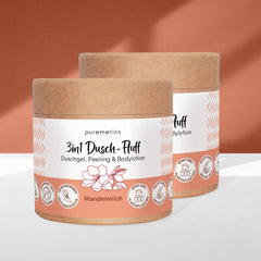 3in1 shower fluff 'almond milk'