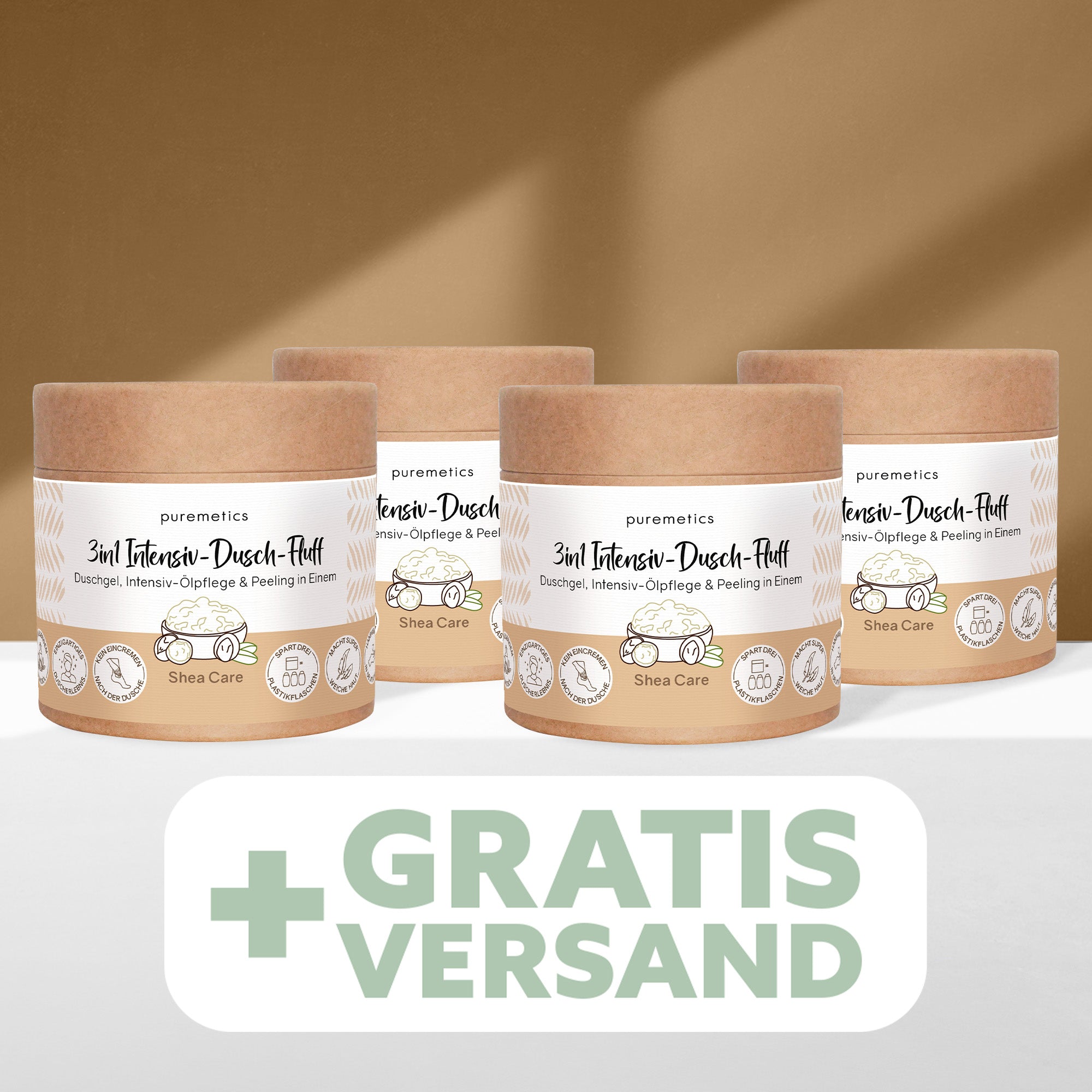 3in1 Intensiv-Dusch-Fluff 'Shea Care'