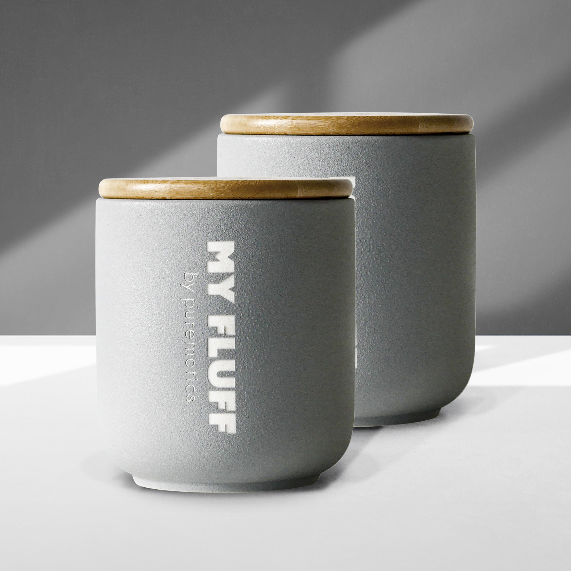 Vase en céramique MY FLUFF « gris clair »