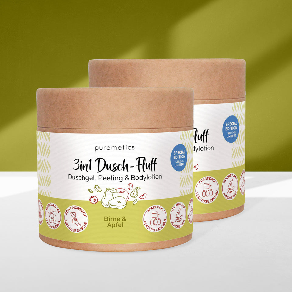 3in1 shower fluff 'apple blossom'