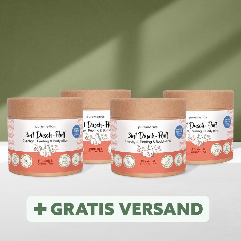 3in1 shower fluff 'apple blossom'