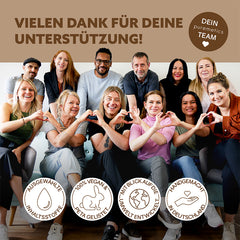 3in1 Dusch-Fluff ‘Einklang: Herbstapfel, Veilchen & Zedernholz‘
