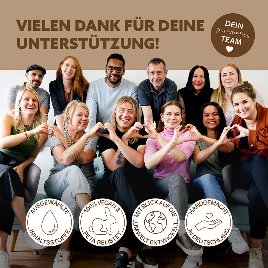3in1 Dusch-Fluff ‘Einklang: Herbstapfel, Veilchen & Zedernholz‘