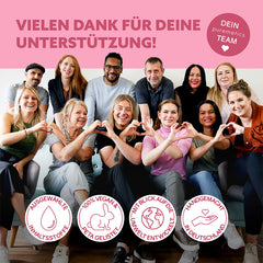 3in1 Dusch-Fluff ‘Geborgenheit: Mandel, Sandelholz & Moschus‘