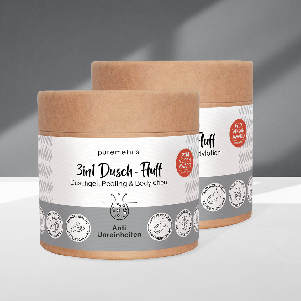 3-in-1 Shower Fluff 'Anti-Impurities'