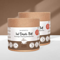 3in1 shower fluff 'Coffee Booster'