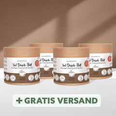3in1 shower fluff 'Coffee Booster'