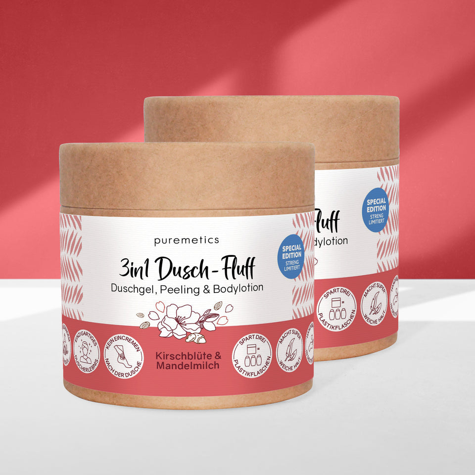 3in1 shower fluff 'apple blossom'