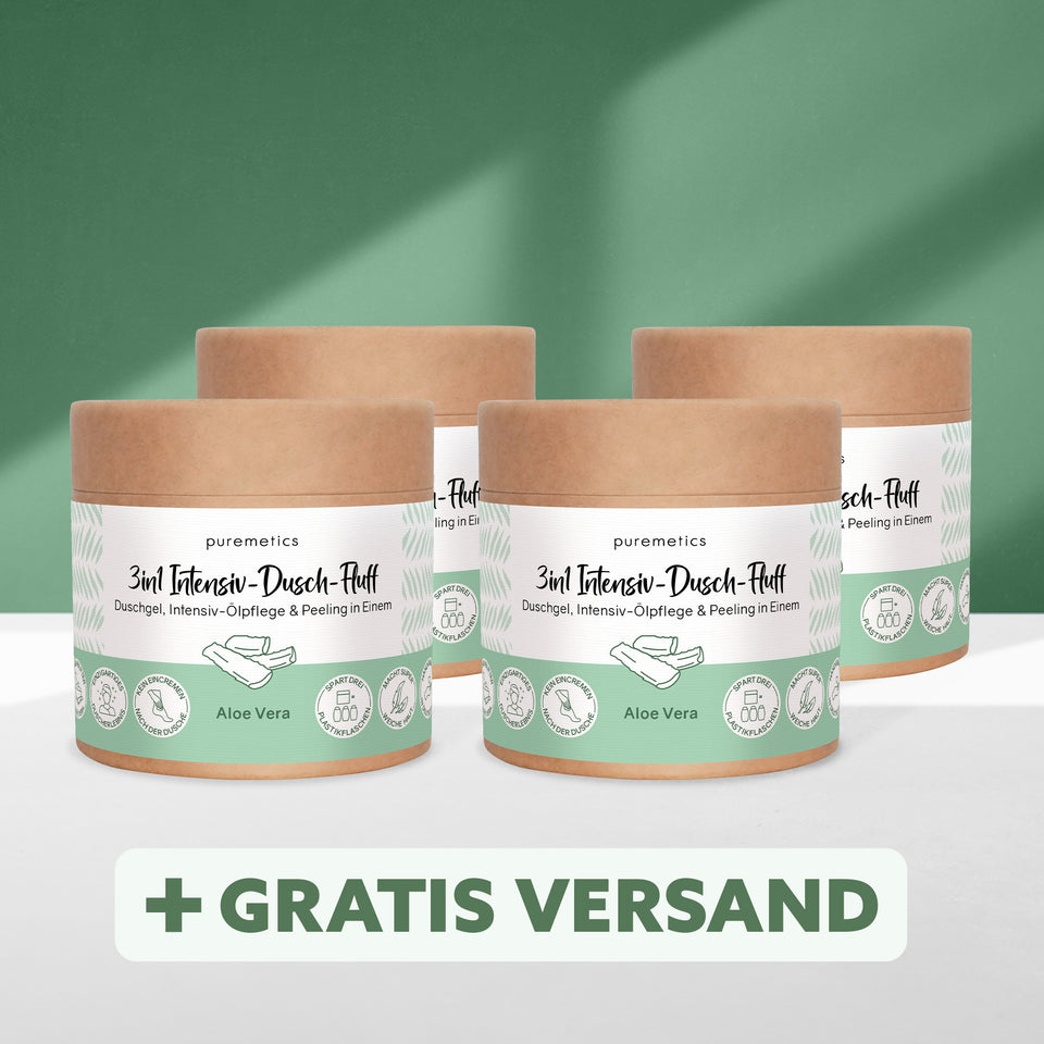 3in1 intensive shower fluff 'Aloe Vera'