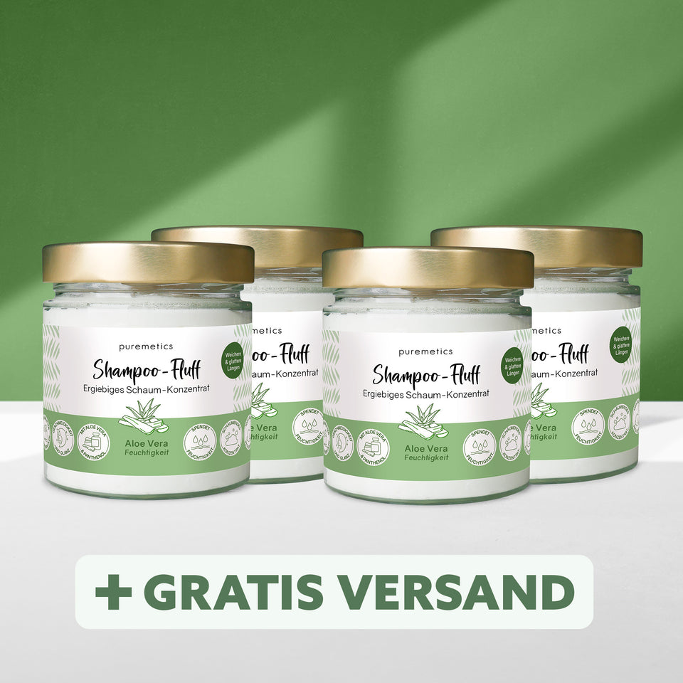 Feuchtigkeits Shampoo-Fluff ‘Aloe Vera‘