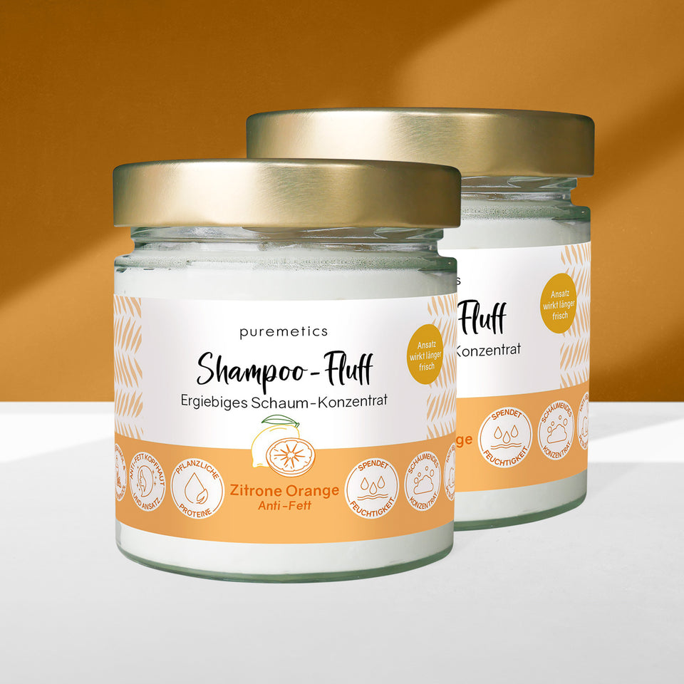 Anti-Grease Shampoo Fluff 'Lemon Orange'