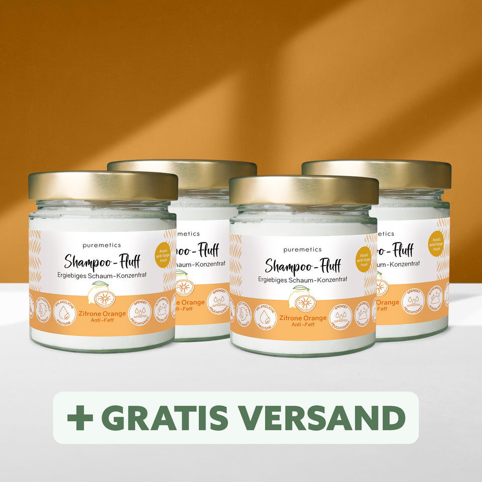 Anti-Grease Shampoo Fluff 'Lemon Orange'