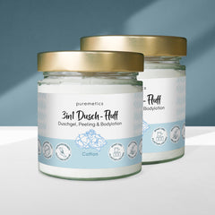 3in1 shower fluff 'Cotton'