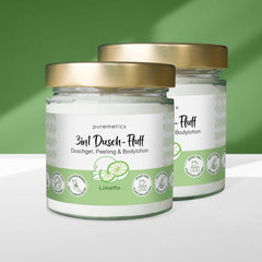 3in1 shower fluff 'lime'