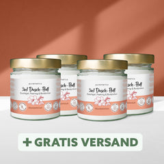 3in1 shower fluff 'almond milk'