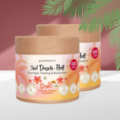 3in1 Dusch-Fluff ‘Bali: Ananas, Mango & Banane‘