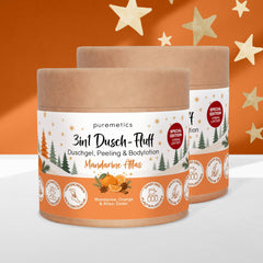 3in1 Dusch-Fluff 'Mandarine Atlas: Mandarine, Orange & Atlas-Zeder'