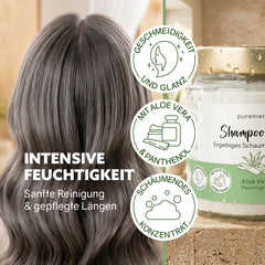Feuchtigkeits Shampoo-Fluff ‘Aloe Vera‘