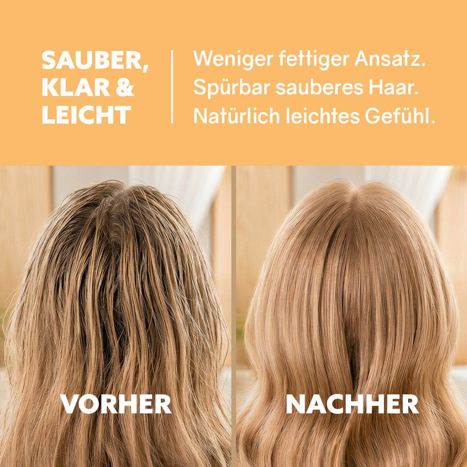 Anti-Fett Shampoo-Fluff ‘Zitrone Orange‘