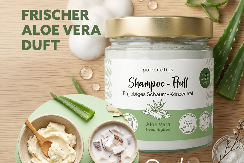 Feuchtigkeits Shampoo-Fluff ‘Aloe Vera‘