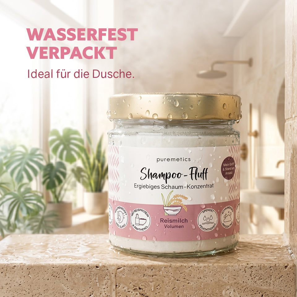 Volumen Shampoo-Fluff ‘Reismilch‘