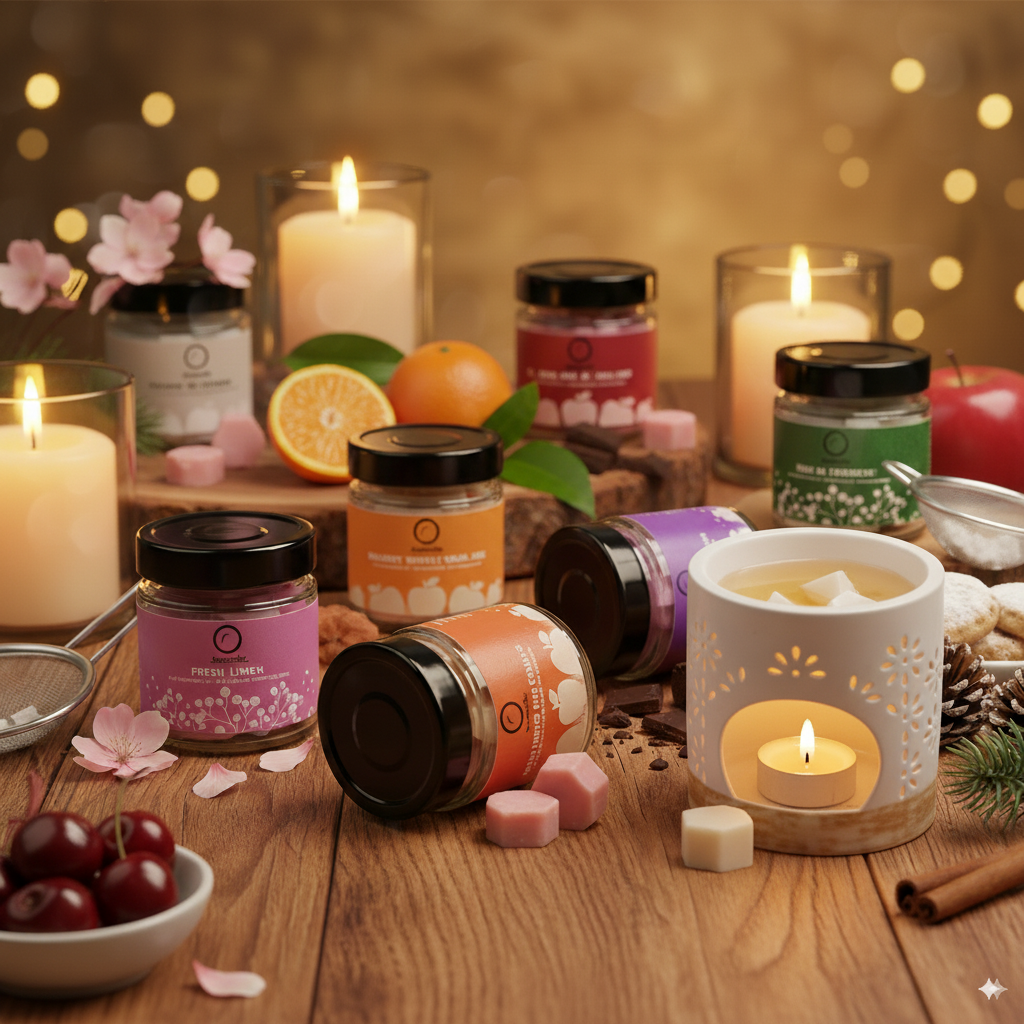 Scentmelts Raumduft-Wachs '10 Stück im Glas