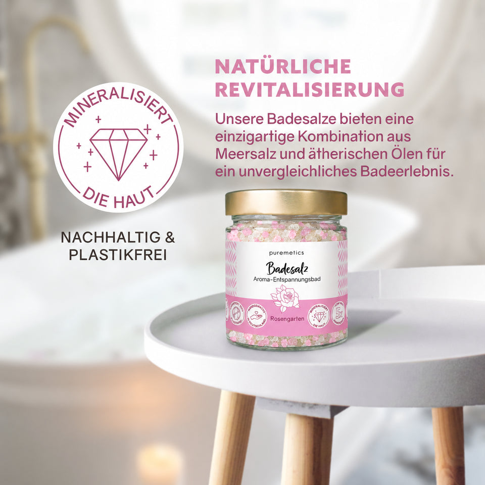 Badesalz 'Rosengarten'