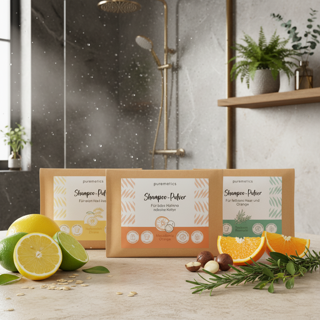 Shampoo-Pulver 'Verschiedene Sorten'