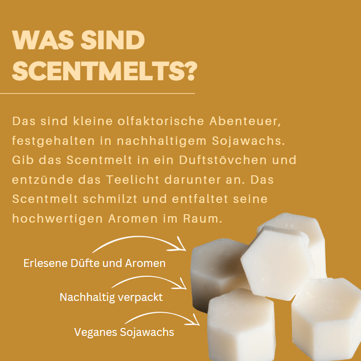 Scentmelts Raumduft-Wachs '10 Stück im Glas