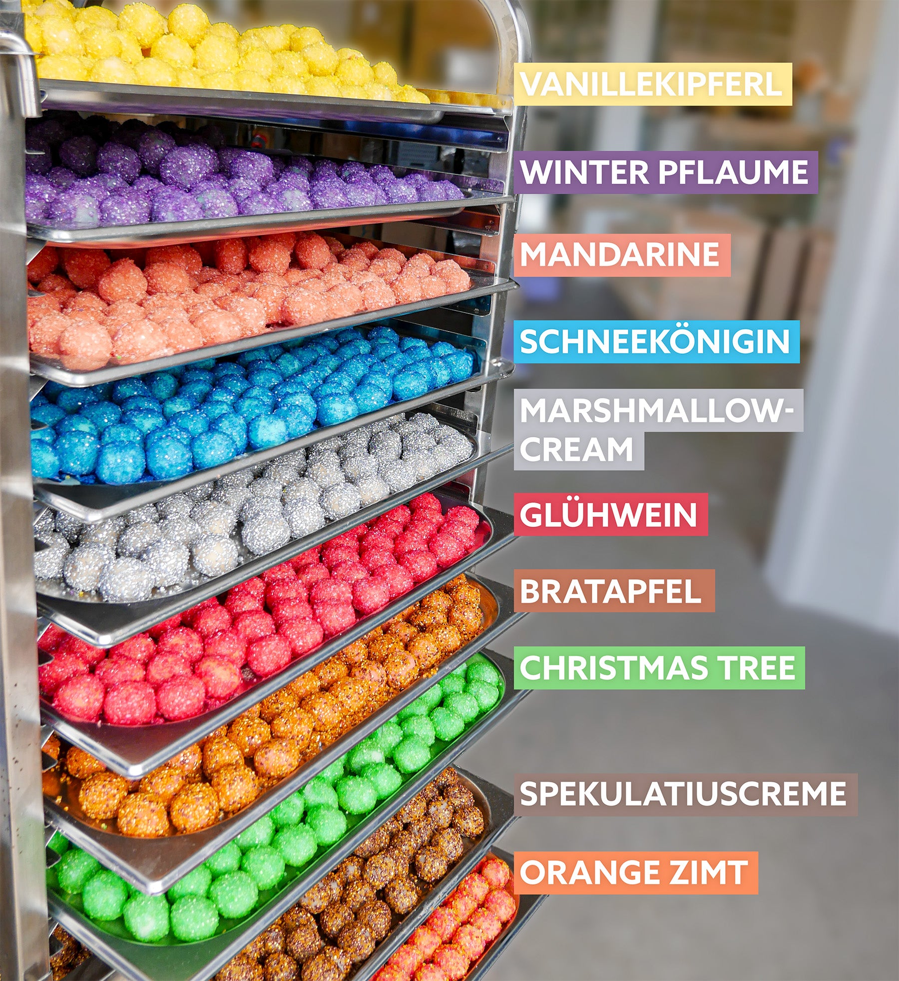 3in1 Dusch-Konfekt ‘Weihnachtskugel Mix‘