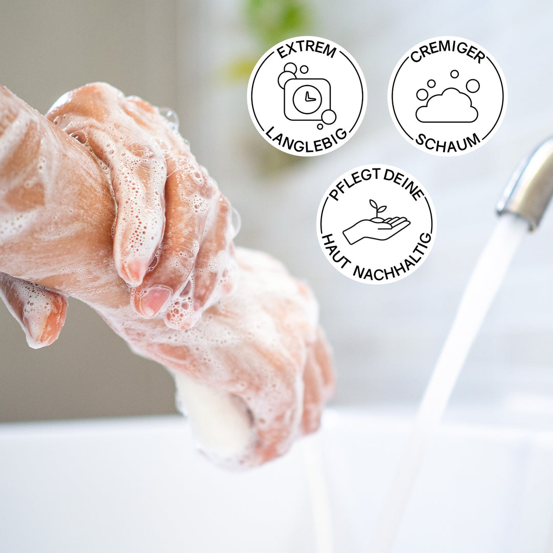 Savings set '3in1 shower fluff bestseller flavor + test box soap minis with soap box'