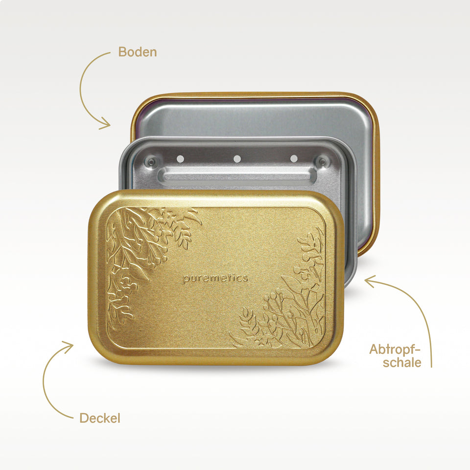 Test box 'Soap minis with soap box gold'