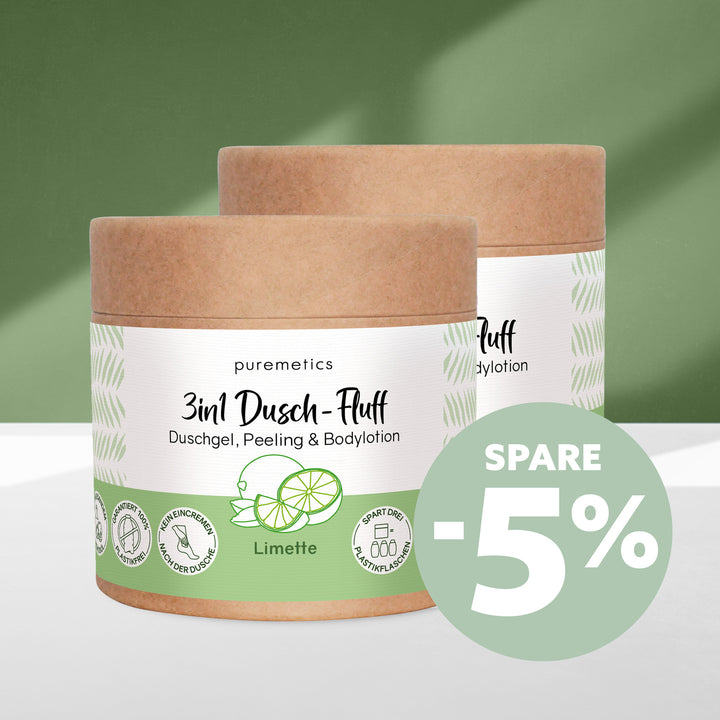 3in1 Dusch-Fluff 'Limette'