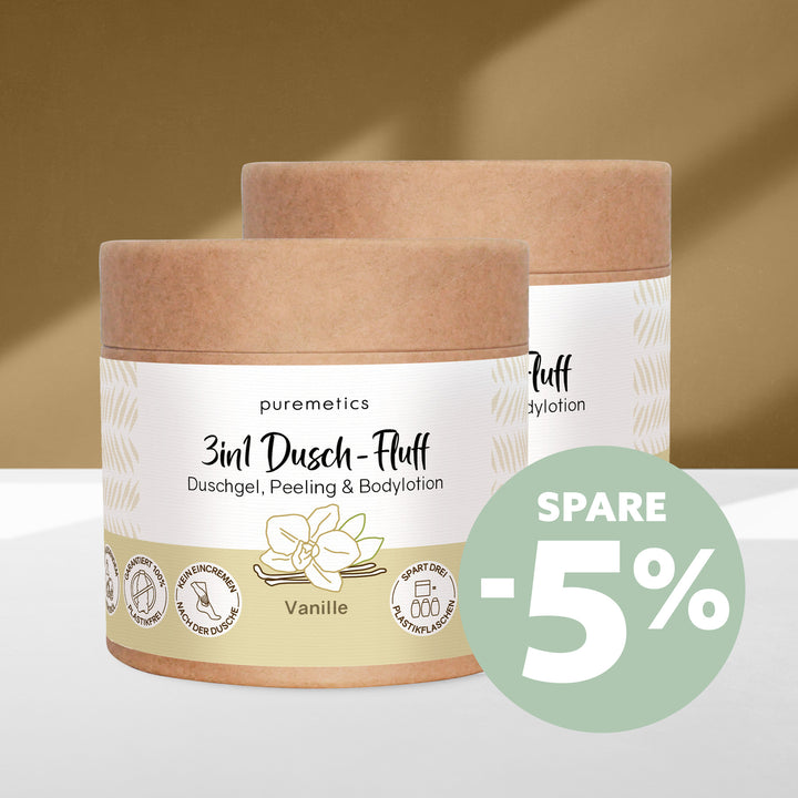 3in1 shower fluff 'Vanilla'