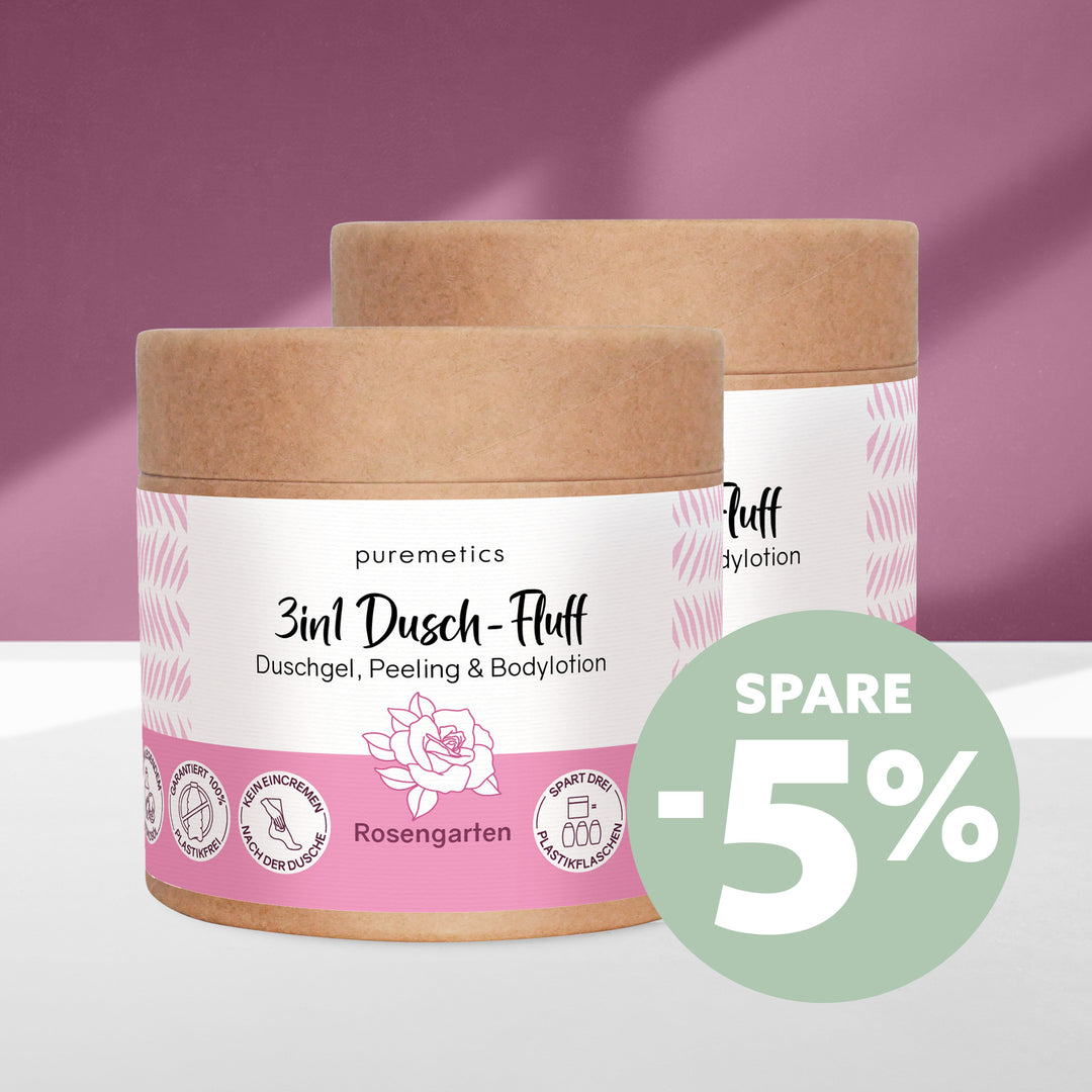 3in1 Dusch-Fluff 'Rosengarten'