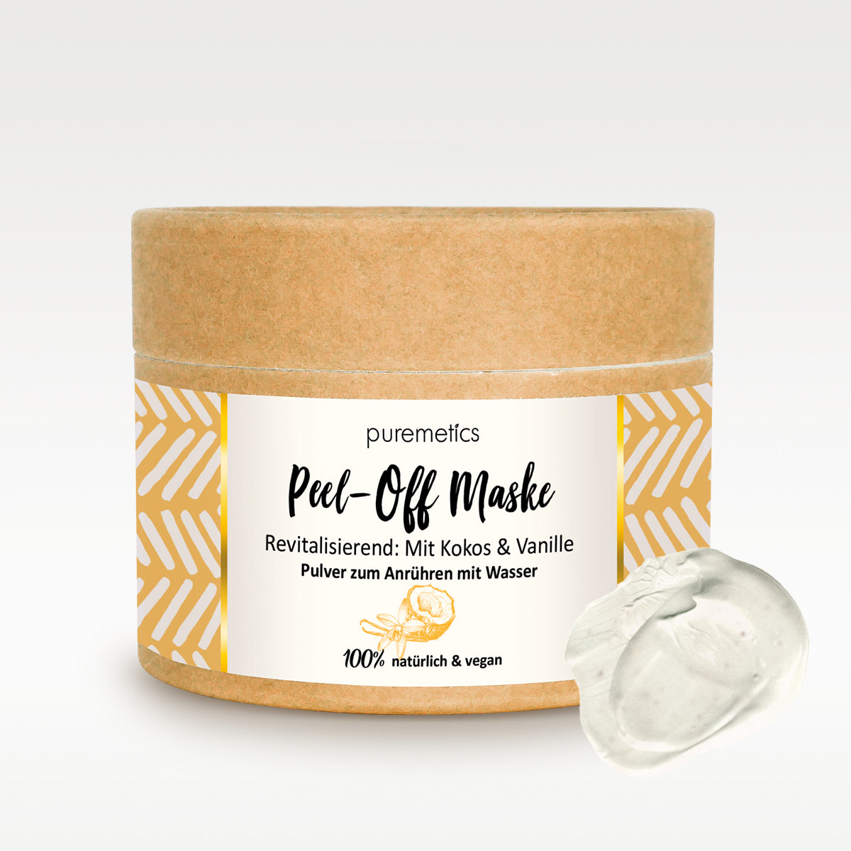 Peel-Off Mask 'Revitalizing: Coconut Vanilla'