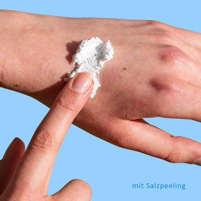 3in1 shower fluff 'Vibrant Seasalt' with salt peeling