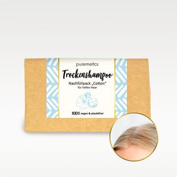 Recharge : shampoing sec 'Coton'